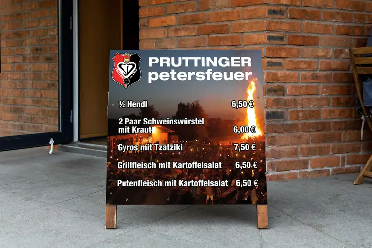 SV Prutting Schild